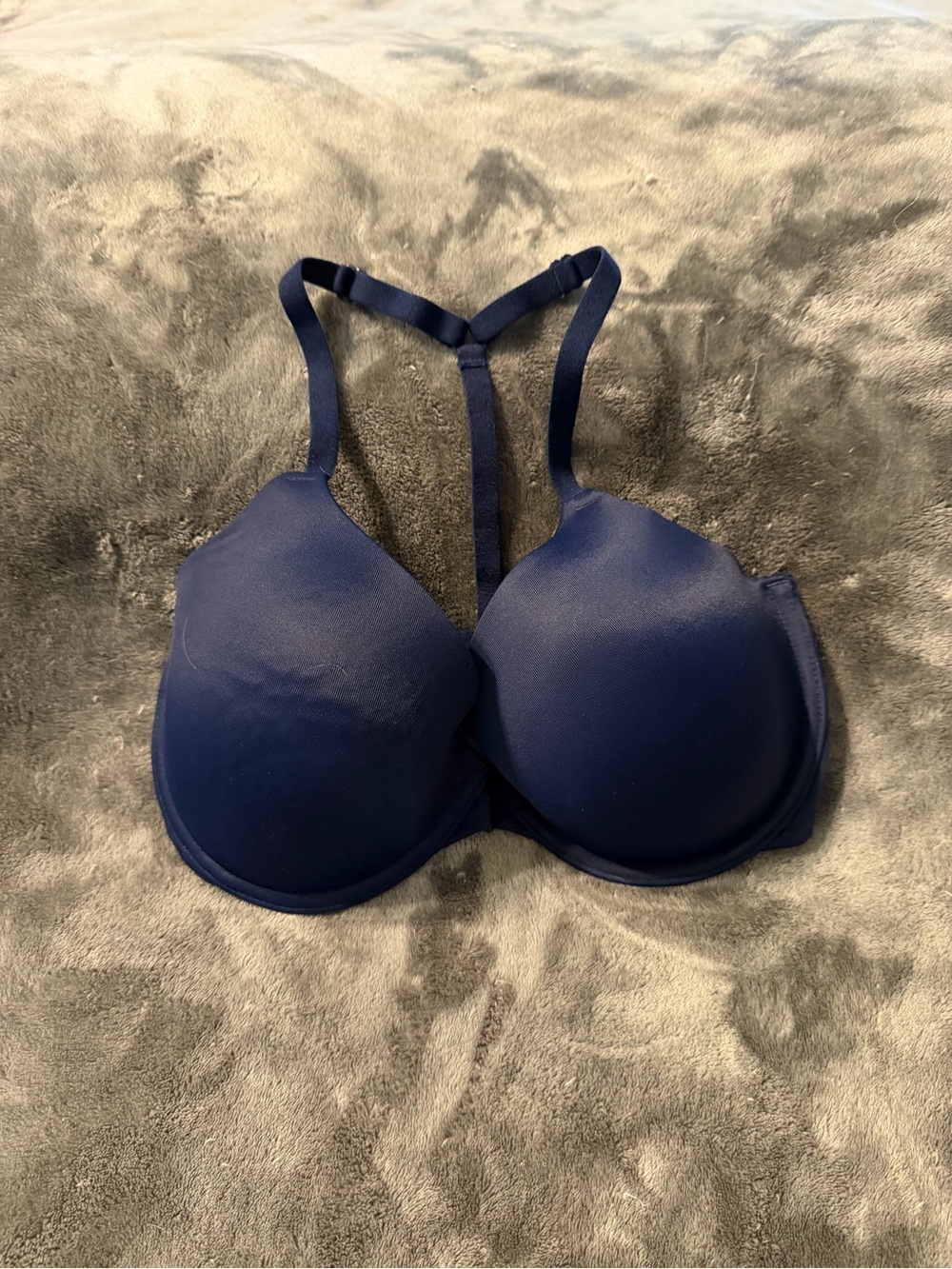 Victoria's Secret Navy Racerback Moulded Bra